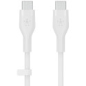 "Belkin Flex USB-C/USB-C Kabel, Schnellladen bis 60W, 2m, weiß"