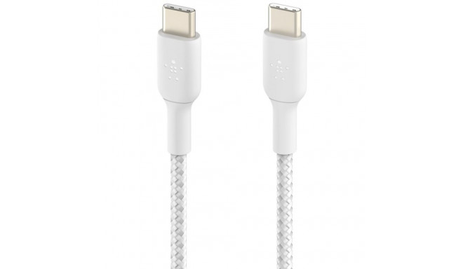 "Belkin geflochtenes USB-C / USB-C-Kabel 2m, weiss"