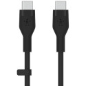 "Belkin Flex USB-C/USB-C Kabel, Schnellladen bis 60W,1m schwarz"