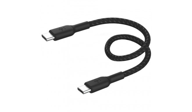 "Belkin geflochtenes USB-C / USB-C-Kabel 0,15m, schwarz"