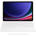 "Samsung Book Cover Keyboard für Galaxy Tab S9/9 FE white"