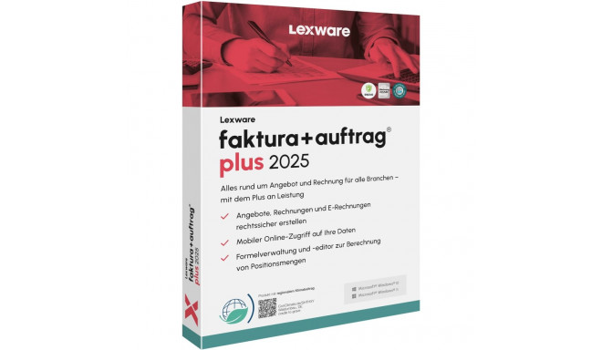 "Lexware Faktura+Auftrag Plus 2025 - 1 Device, ABO - ESD-DownloadESD"