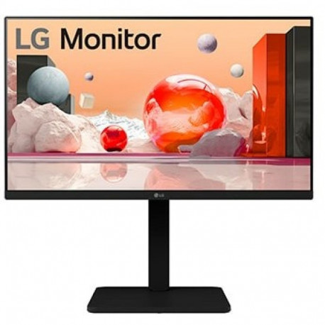 61cm/24" (1920x1080) LG 24BA450-B 16:9 FHD IPS 5ms 100Hz HDMI DP VGA kõlar pööratav must