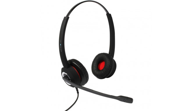 "Plusonic USB Headset 10.2P, binaural, compatible to Teams and Skype"