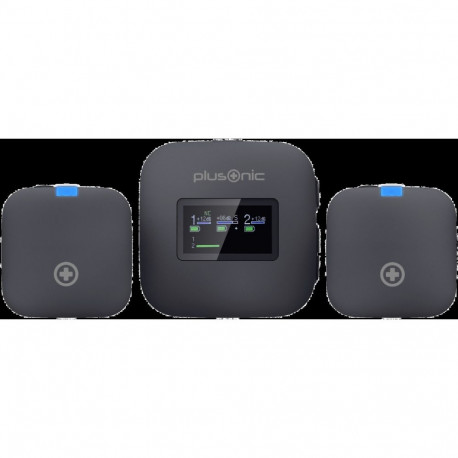 "Plusonic Wireless Mikrofone Kit PS-TDS8 USB Type C/Lightning/3,5mm Klinke WiFi-Micro *ALLTRAVEL*"