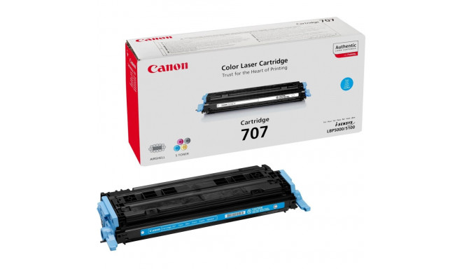 "Canon Toner 707 9423A004 Cyan bis zu 2.000 Seiten"