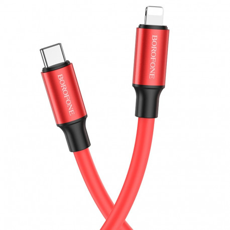Borofone Cable BX82 Bountiful - Type C to Lightning - PD 20W 1 metre red