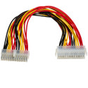 Adapter with cable Akyga AK-CA-09 extension P1 20+4 pin (f) | P1 20+4 pin (m) 30cm