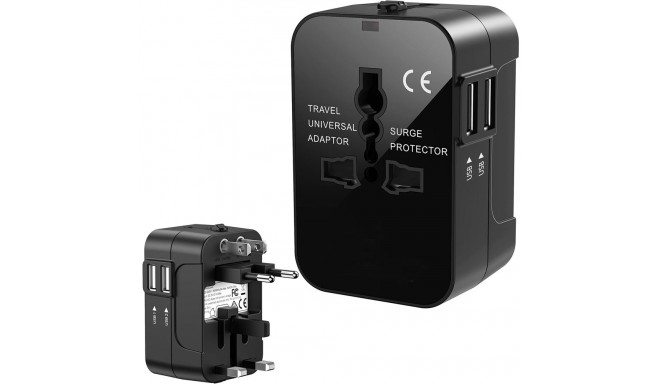 Fusion charger adapter UK | US | AU | CH | EU | USB 2.1A | (220V) black