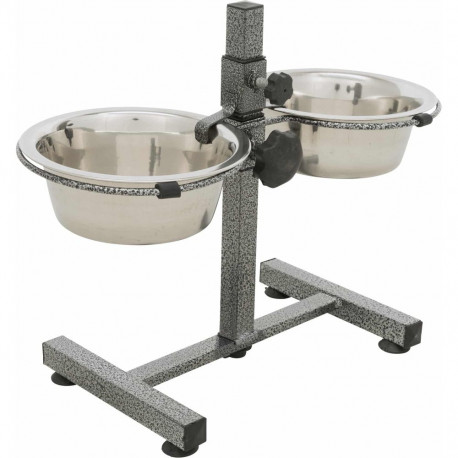 Dog stand with bowls - Trixie Dog Bar 2*0.75l|17cm