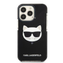Karl Lagerfeld TPE Choupette Head Case for iPhone 13 Pro Black