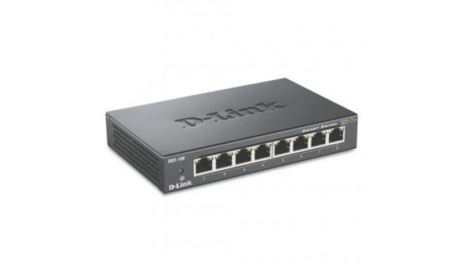 D-link Switch DGS-108/E Unmanaged, Desktop, 1 Gbps (RJ-45) ports quantity 8