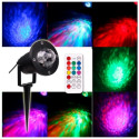 Waterproof laser projector for garden and home - waterfall