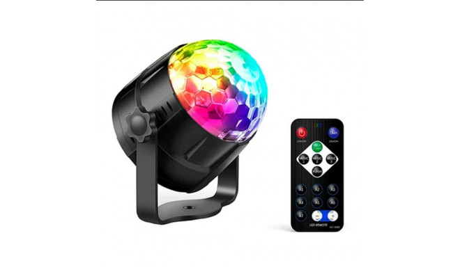 Color music lamp, disco ball - projector with remote control