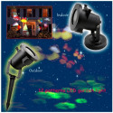 Waterproof laser projector for garden and home - 12 slides