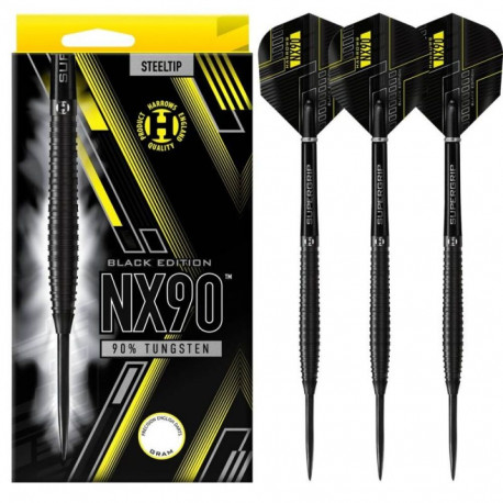 Harrows NX90 Black darts 90% steeltip NX90Black90% (21 g)
