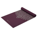 Gaiam Midnight Plum Sundial Flower Yoga Mat 5mm 65734