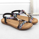 Artiker W HBH76B comfortable slip-on sandals, black (36)