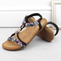 Artiker W HBH76B comfortable slip-on sandals, black (36)