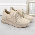 Comfortable Remonte W RKR693 beige sports shoes (39)