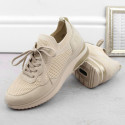 Comfortable Remonte W RKR693 beige sports shoes (39)