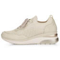 Comfortable Remonte W RKR693 beige sports shoes (36)