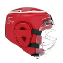 Masters boxing helmet with mask KSSPU-M (WAKO APPROVED) 02119891-M02 (czerwony+L)