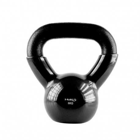 Black HMS KNV06 cast iron kettlebell 6kg
