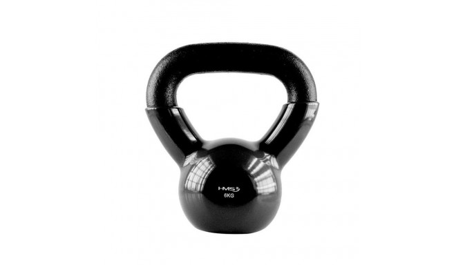 Black HMS KNV06 cast iron kettlebell 6kg