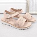 Sergio Leone W SK53N beige high-heeled and platform pumps (36)