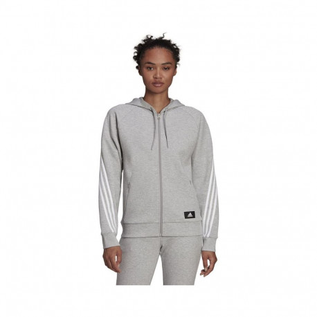 Adidas FI 3 Stripes Full-Zip Reg Sweatshirt W H57289 (XS)