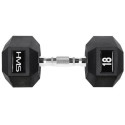 HMS HEX PRO 18 kg dumbbell