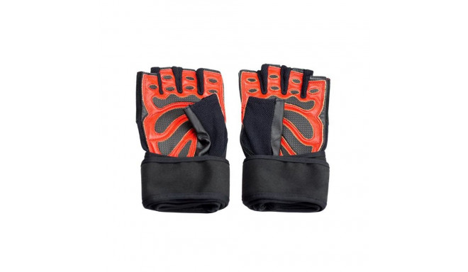 Gloves for the gym Black / Red HMS RST01 SIZE XXL