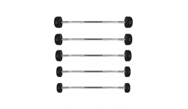Rubber-coated barbell/bar HMS 30 kg GSG-30