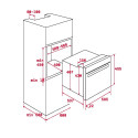 Teka integreeritav ahi HLC8400BK, must