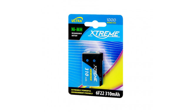 82-605# Ni-MH aku 9V 310mAh Xtreme