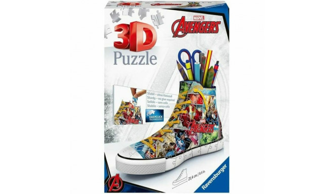 3D Puzle Ravensburger Sneaker  Avengers 108 Daudzums