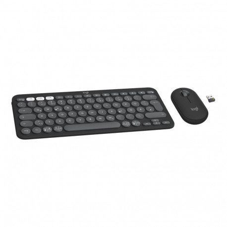 LOGITECH Pebble 2 Combo - TONAL GRAPHITE - (US) INTL - 2.4GHZ/BT - N/A - INTNL-973 - UNIVERSAL