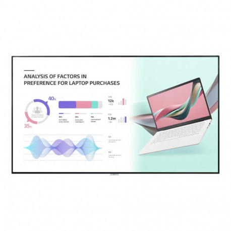 LG 98UH5J-H Signage Display UH5 Series 98inch IPS UHD 500cd/m2 24/7 Haze webOS Speaker wifi