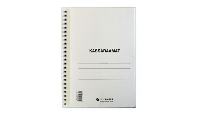 Blankett A5 kassaraamat isekopeeruv spiraaliga