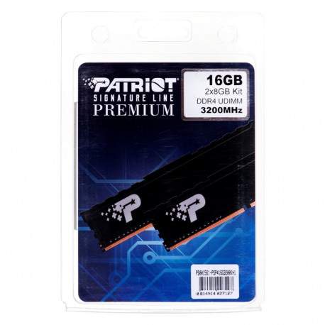 Memory Module - Patriot Signature 16GB 2x8gb Ddr4 3200mhz