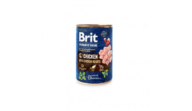 Dog Food - Brit Premium By Nature Chicken And Hearts 400g