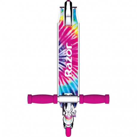 Scooter - Razor A Tie-Dye 2-Wheel Adjustable Folding Multicolour