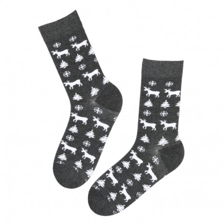 SOKISAHTEL AILO tumehallid jõulusokid meestele 446