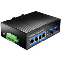 Cudy IG1004S2P network switch Unmanaged Gigabit Ethernet (10/100/1000) Power over Ethernet (PoE) Bla