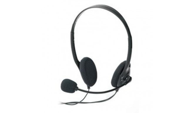 Ednet Headset Wired Calls/Music Black