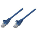 Intellinet Network Patch Cable, Cat6, 0.25m, Blue, Copper, S/FTP, LSOH / LSZH, PVC, RJ45, Gold Plate