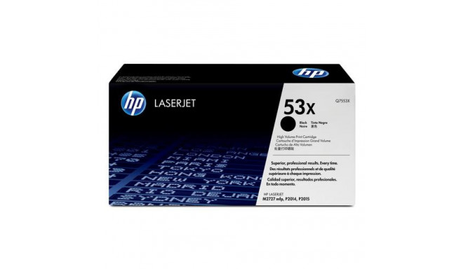 HP 53X High Yield Black Original LaserJet Toner Cartridge