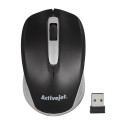 Activejet AMY-313 wireless computer mouse (optical; 1200 DPI; black)