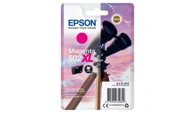 Epson Singlepack Magenta 502XL Ink
